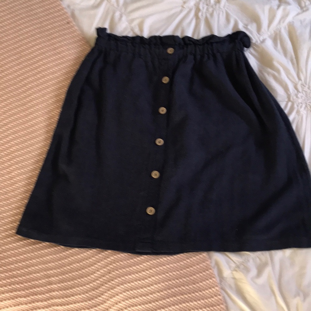 Navy skirt